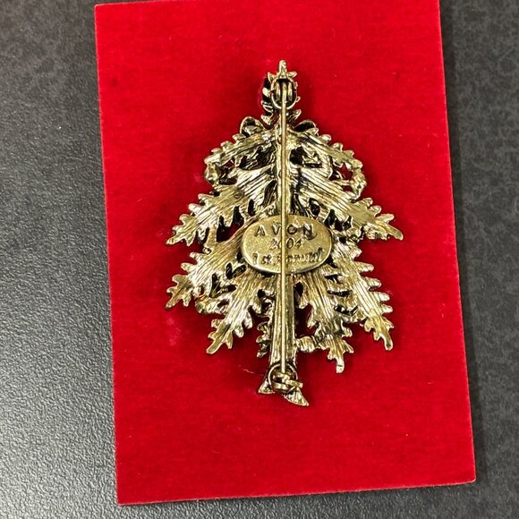 Vintage AVON Collectible 1st Annual Christmas Tree Pin Original Box 2004 - Picture 6 of 12